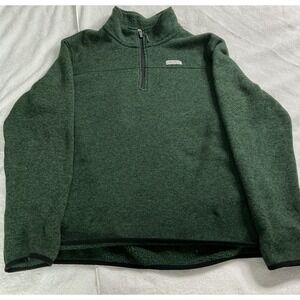 Eddie Bauer Men's Lgr 1/2 zipper long‎ sleeve pullover sweater
